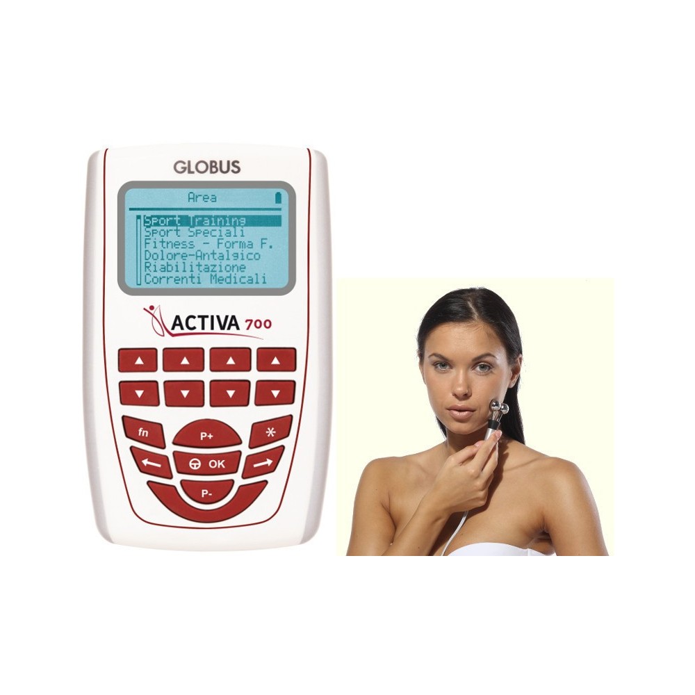 Elektrostymulator 4-kanałowy Globus ACTIVA 700 (TENS+EMS+MIC)