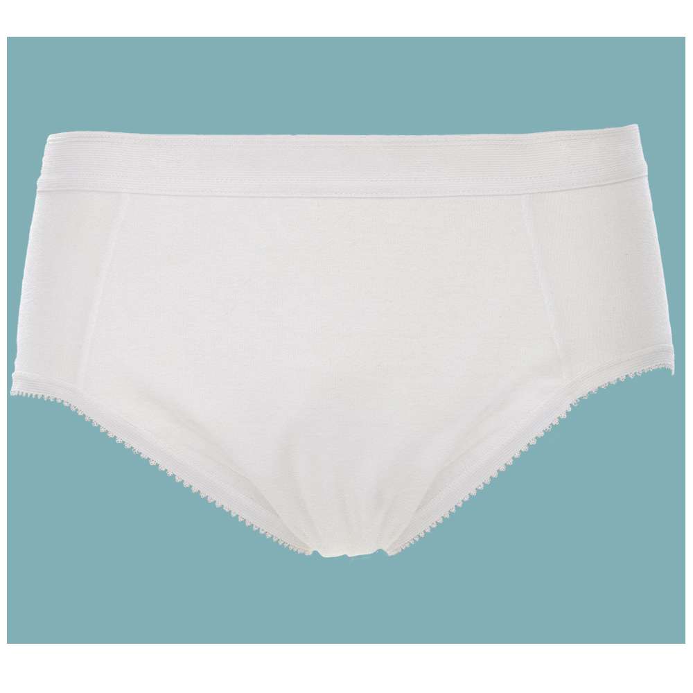 Figi damskie wielokrotnego użytku na nietrzymanie moczu ( inkontynencję stopnia 1, 2 ) z warstwami chłonnymi, BIAŁE DryMed